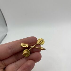 Gold Arrow Brooch